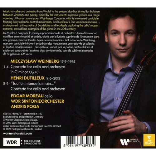 WEINBERG , DUTILLEUX: CELLO CONCERTOS