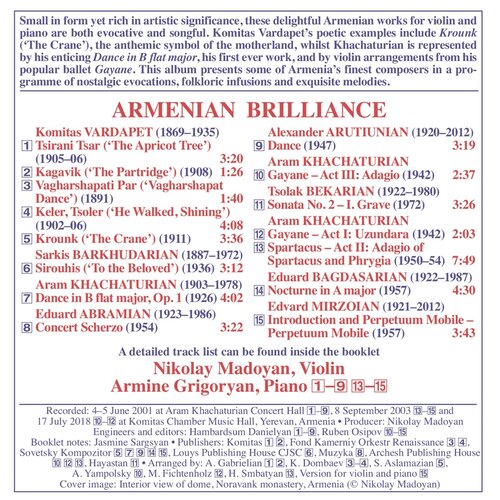 Naxos ARMENIAN BRILLIANCE