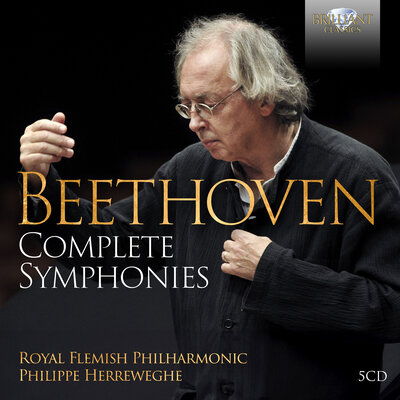 BEETHOVEN: COMPLETE SYMPHONIES  (5CD+ GRATIS POSTKAARTENMAPJE)