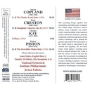 Naxos COPLAND: THE TENDER LAND SUITE - CRESTON: SAXOPHONE CONCERT