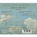 Brilliant Classics DUSSEK: VIOLIN SONATAS, VOL. 3
