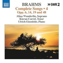 Naxos BRAHMS: COMPLETE SONGS, VOL. 4 OPP. 6, 14, 19 AND 48 (VOL.4)