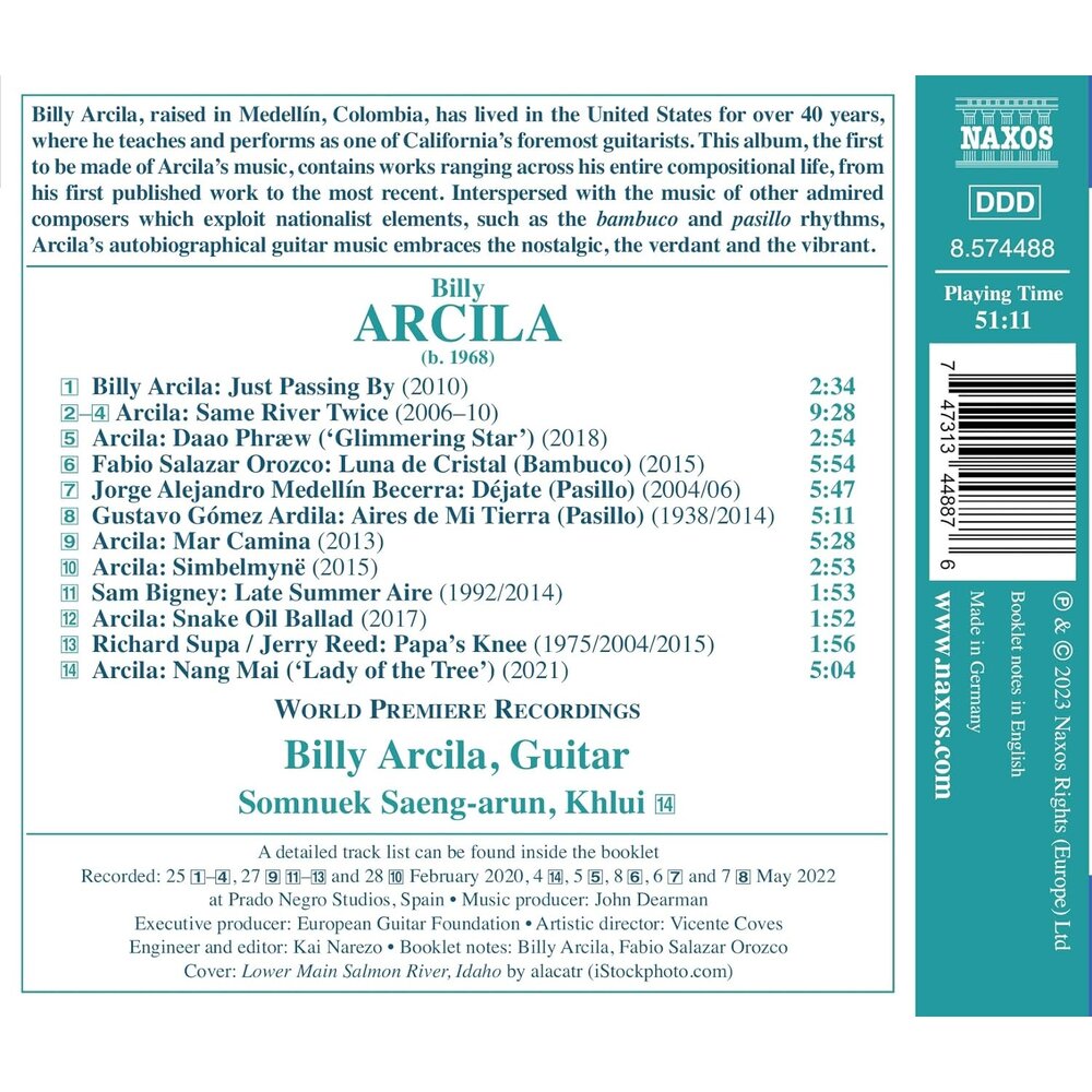 Naxos ARCILA: SAME RIVER TWICE