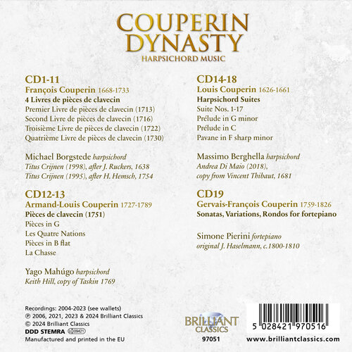 Brilliant Classics COUPERIN DYNASTY