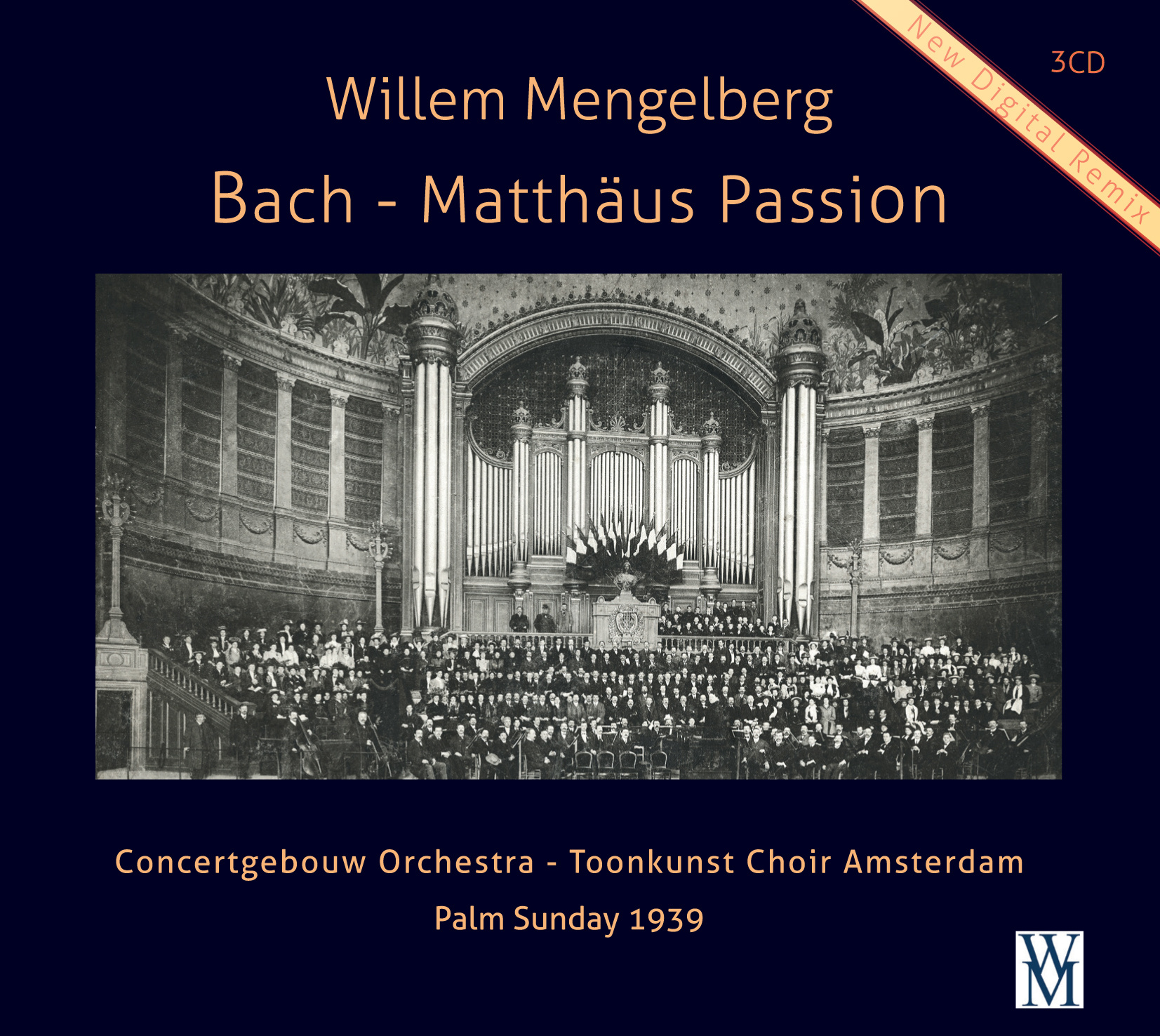 MENGELBERG - J.S. BACH: MATTHAUS PASSION (3CD) - Klassiek.nl