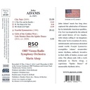 Naxos ADAMS: CITY NOIR, FEARFUL SYMMETRIES, LOLA MONTEZ DOES Naxos ADAMS: CITY NOIR, FEARFUL SYMMETRIES, LOLA MONTEZ DOES