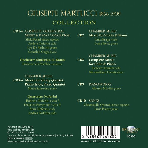 Brilliant Classics MARTUCCI COLLECTION (10CD)