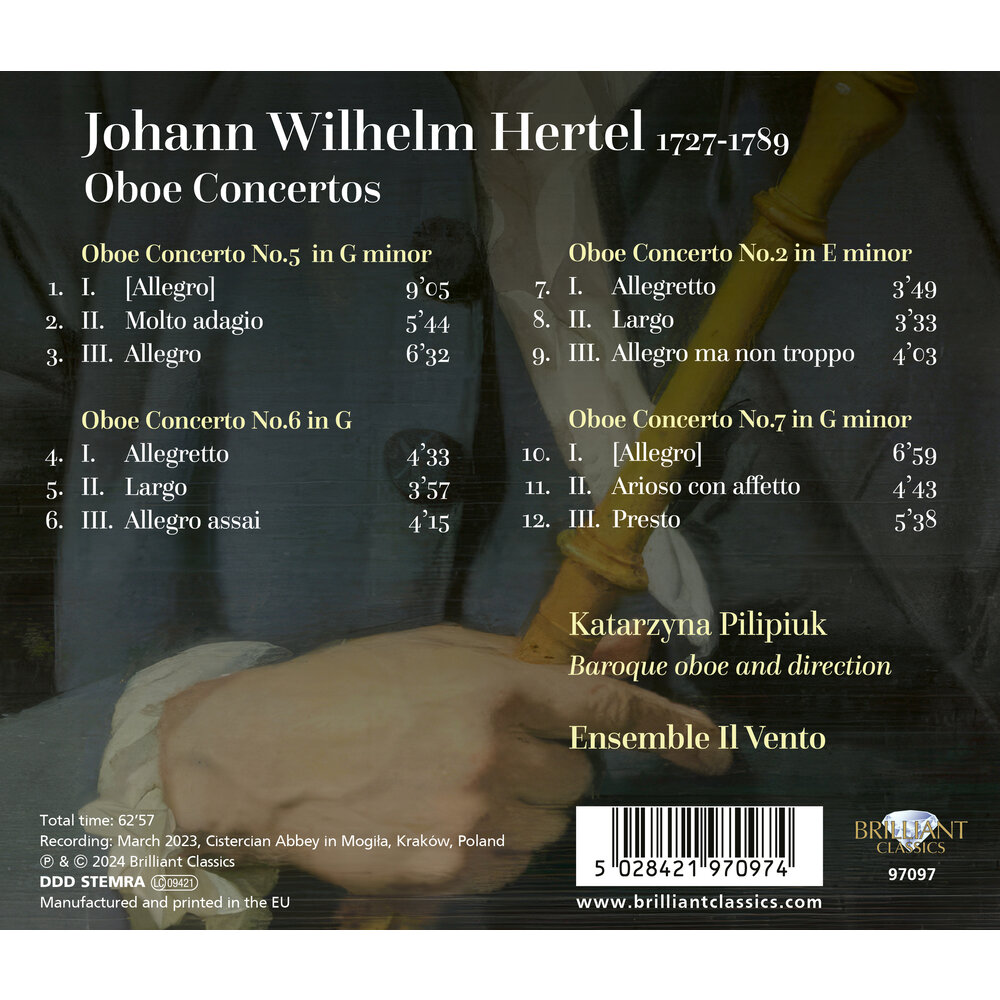 Brilliant Classics HERTEL: OBOE CONCERTOS