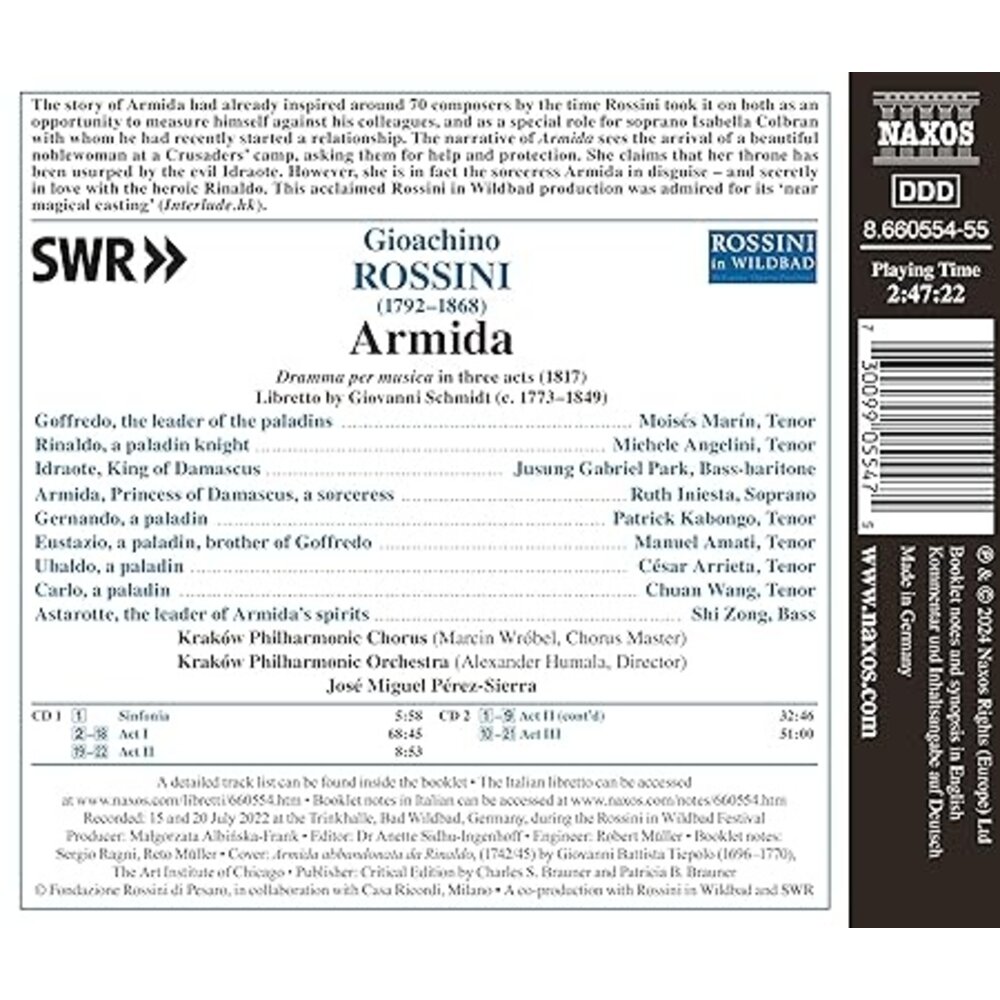 Naxos ROSSINI: ARMIDA (2CD)