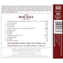 Naxos ROUSSEL: VIOLIN SONATAS NOS. 1 AND 2, STRING TRIO
