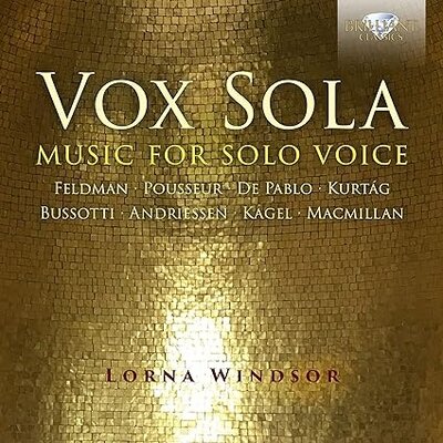 VOX SOLA: MUSIC FOR SOLO VOICE