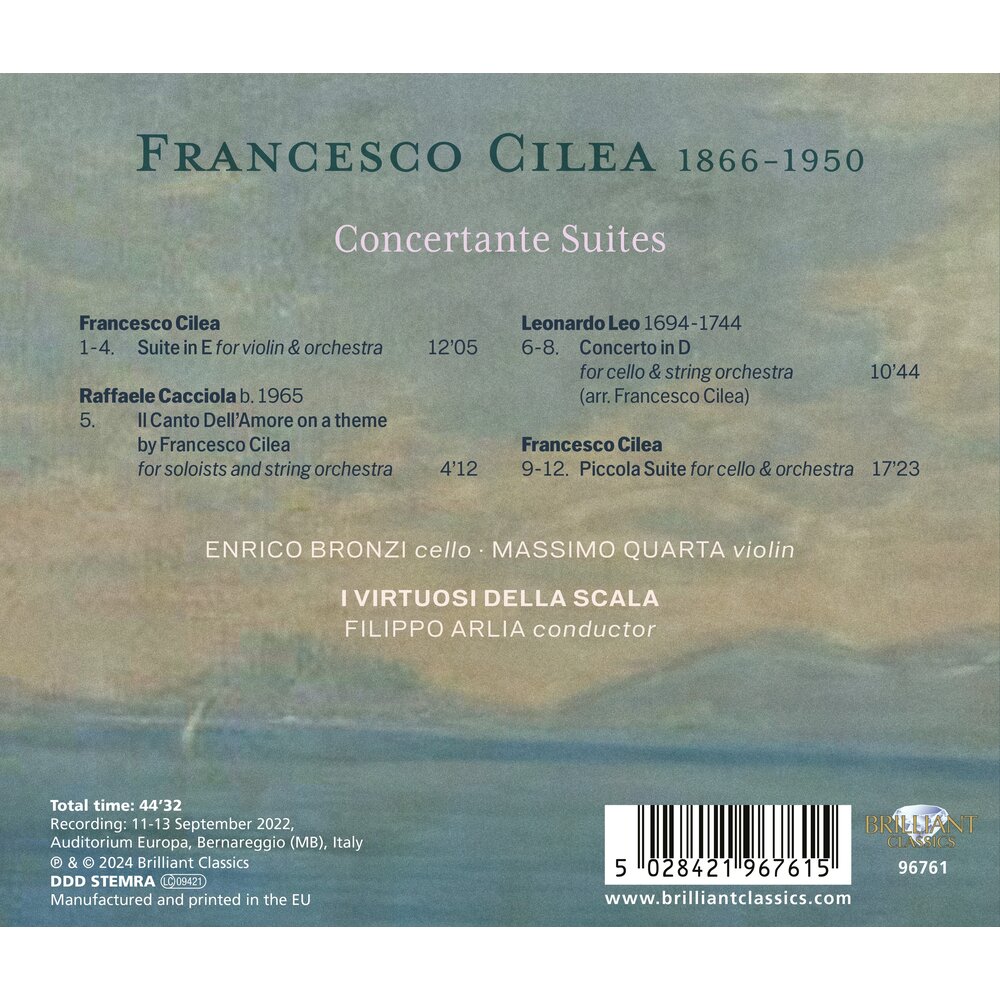 Brilliant Classics CILEA: CONCERTANTE SUITES