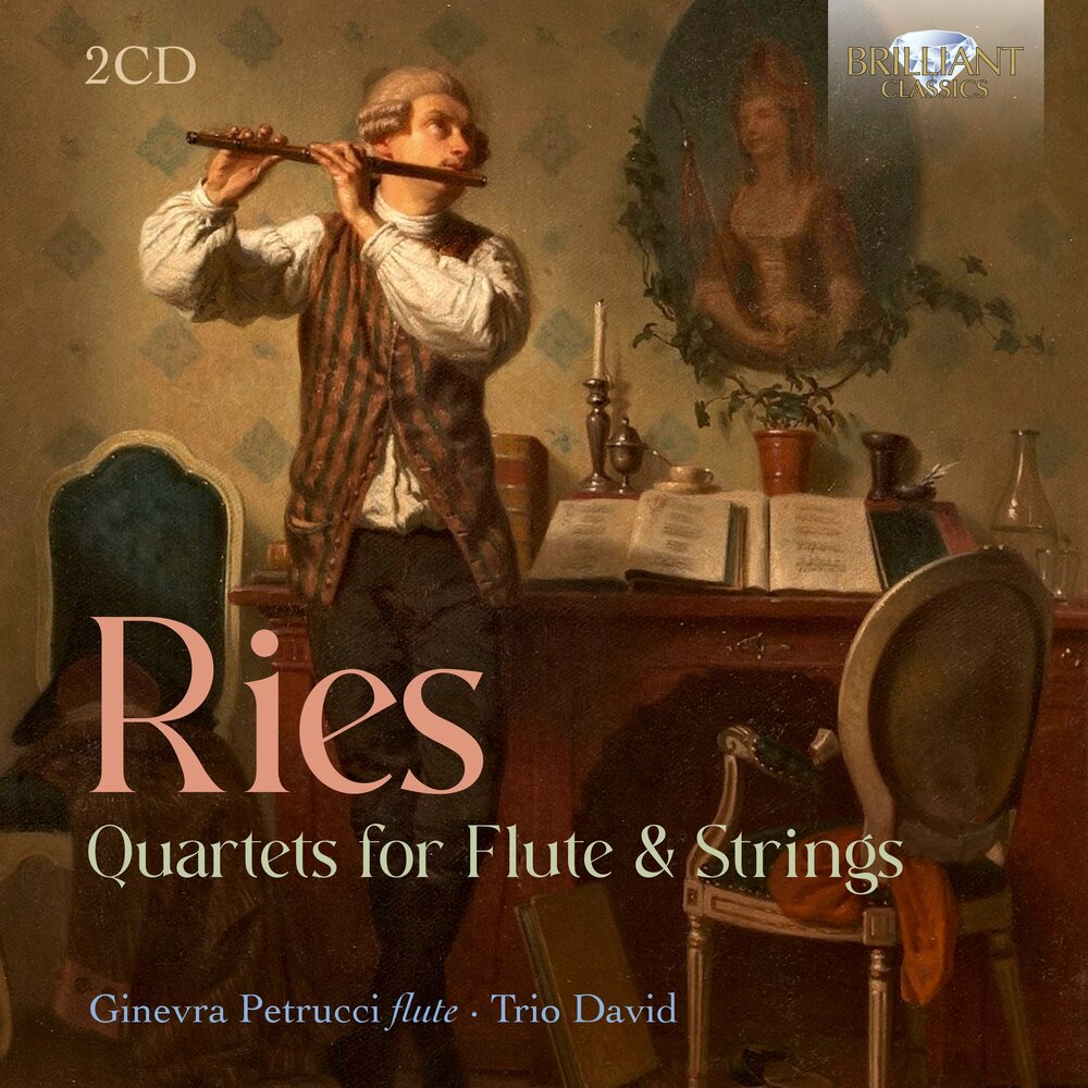 Brilliant Classics RIES: QUARTETS FOR FLUTE & STRINGS (2CD)