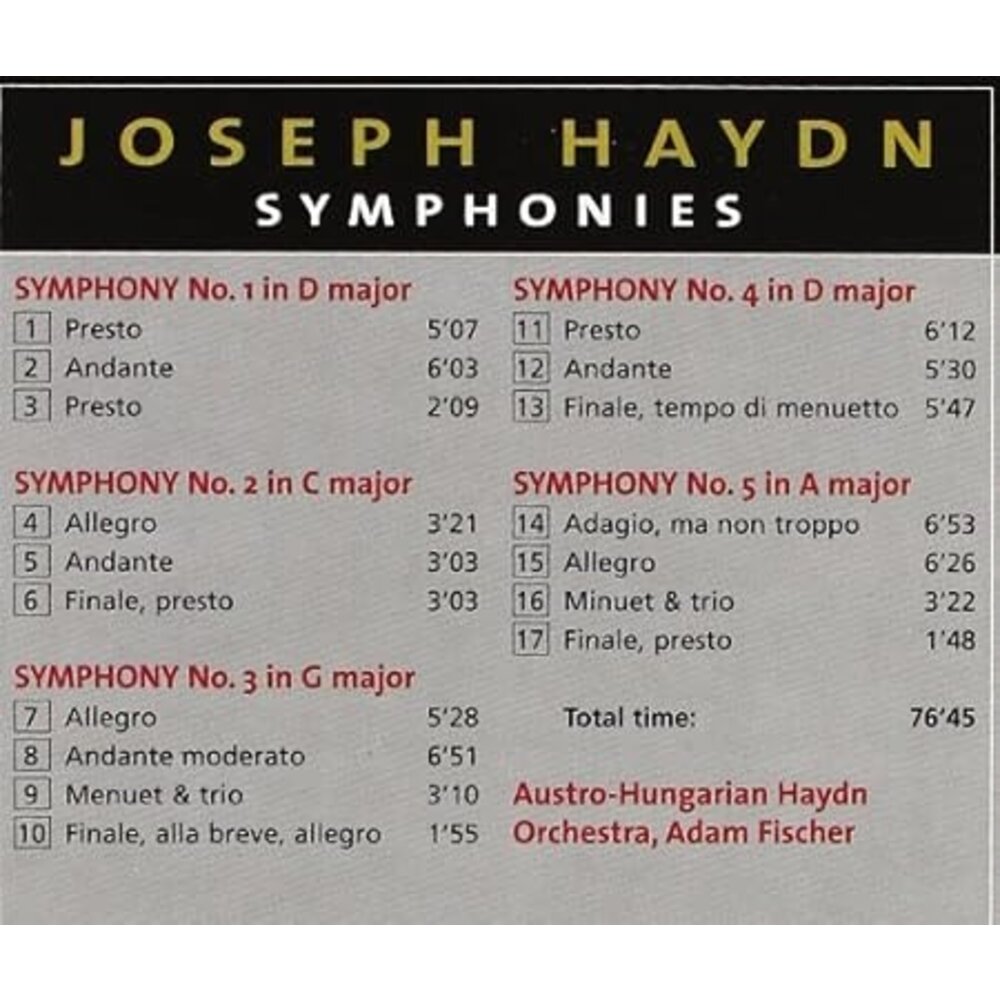 Brilliant Classics HAYDN: SYMPHONIES (COMPLETE)