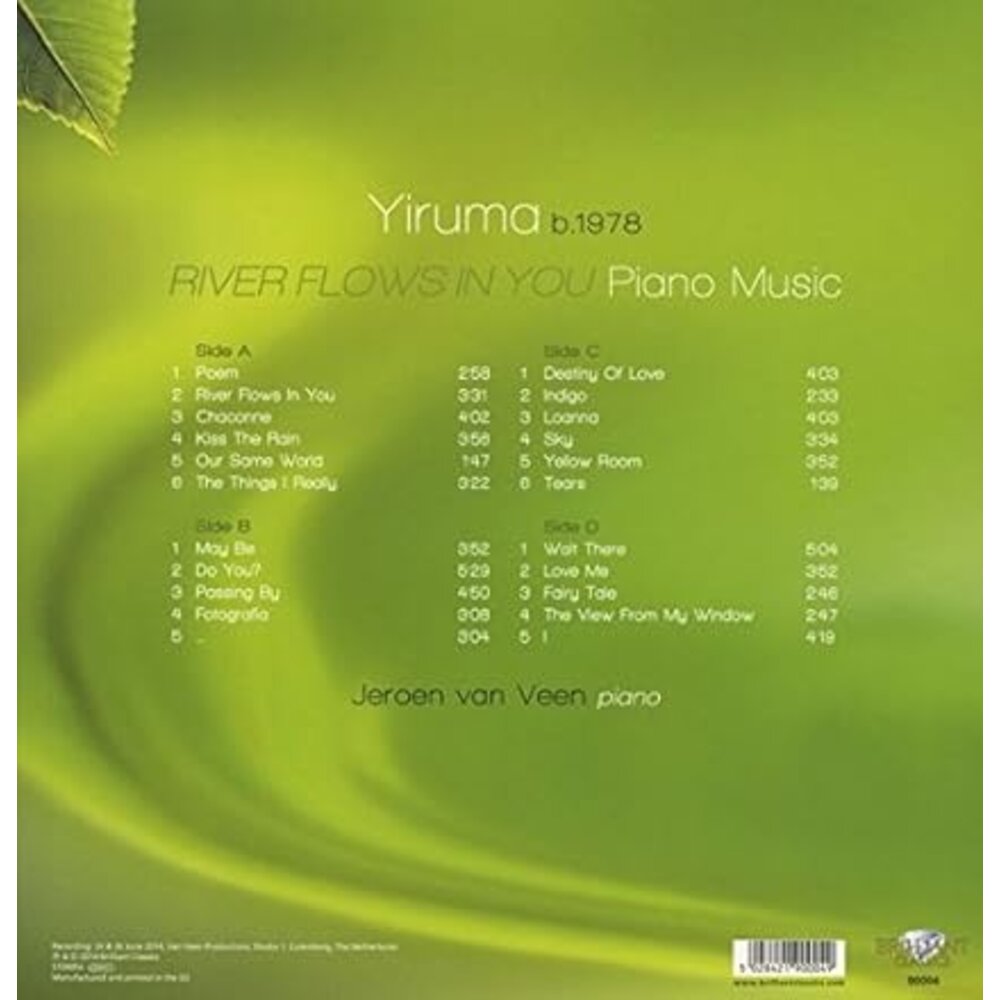 Brilliant Classics YIRUMA: PIANO MUSIC 'RIVER FLOWS IN YOU' (2LP)
