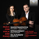Brilliant Classics MUSIC FOR VIOLA AND PIANO BY SHOSTAKOVICH, STRAVINSKY, GLAZUNOV