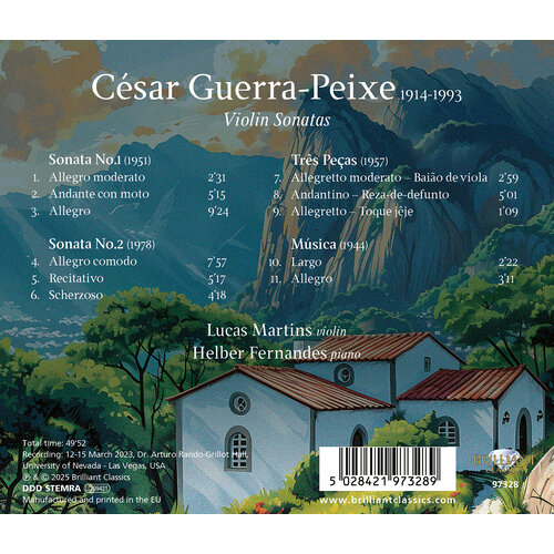 Brilliant Classics GUERRA-OEIXE: VIOLIN SONATAS