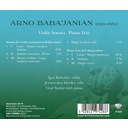 Brilliant Classics BABAJANIAN: VIOLIN SONATA, PIANO TRIO