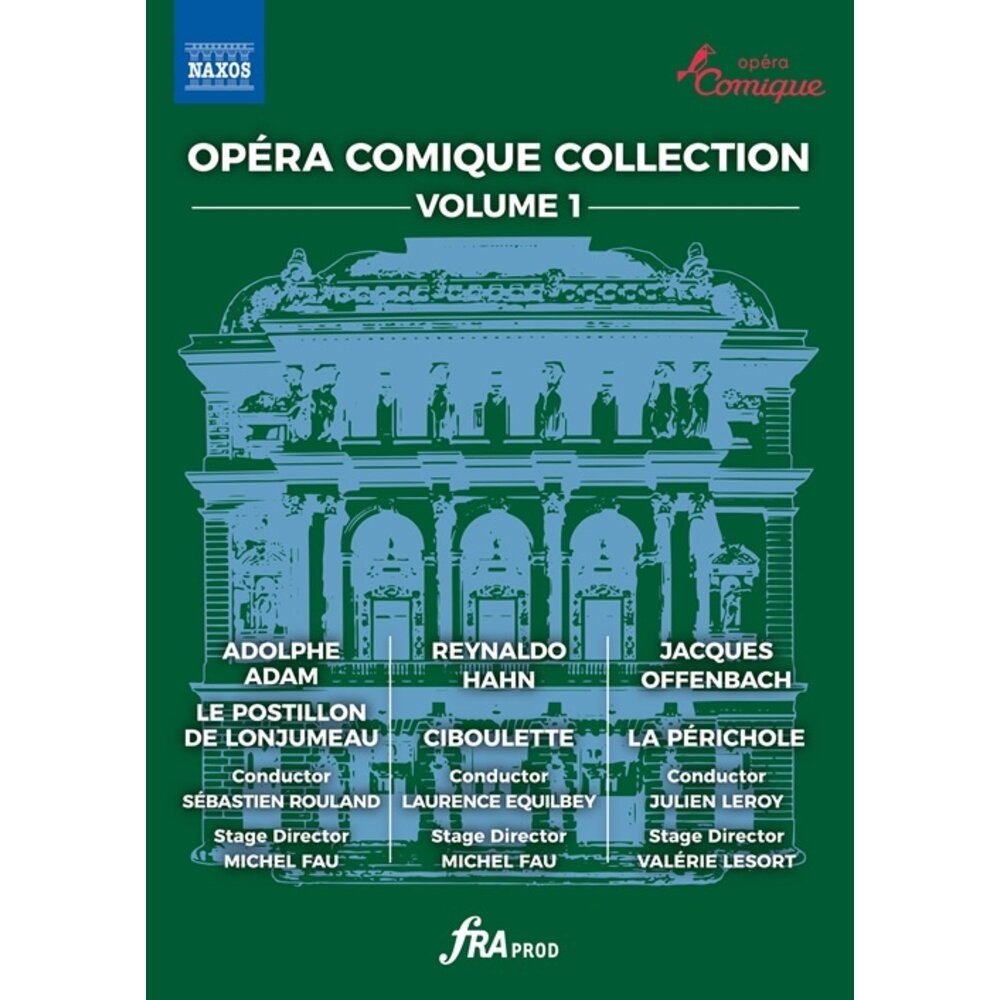 Naxos OPERA COMIQUE COLLECTION, VOL. 1 - LE POSTILLON DE LONJUMEAU, CIBOULETTE & LA PERICHOLE (3DVD)