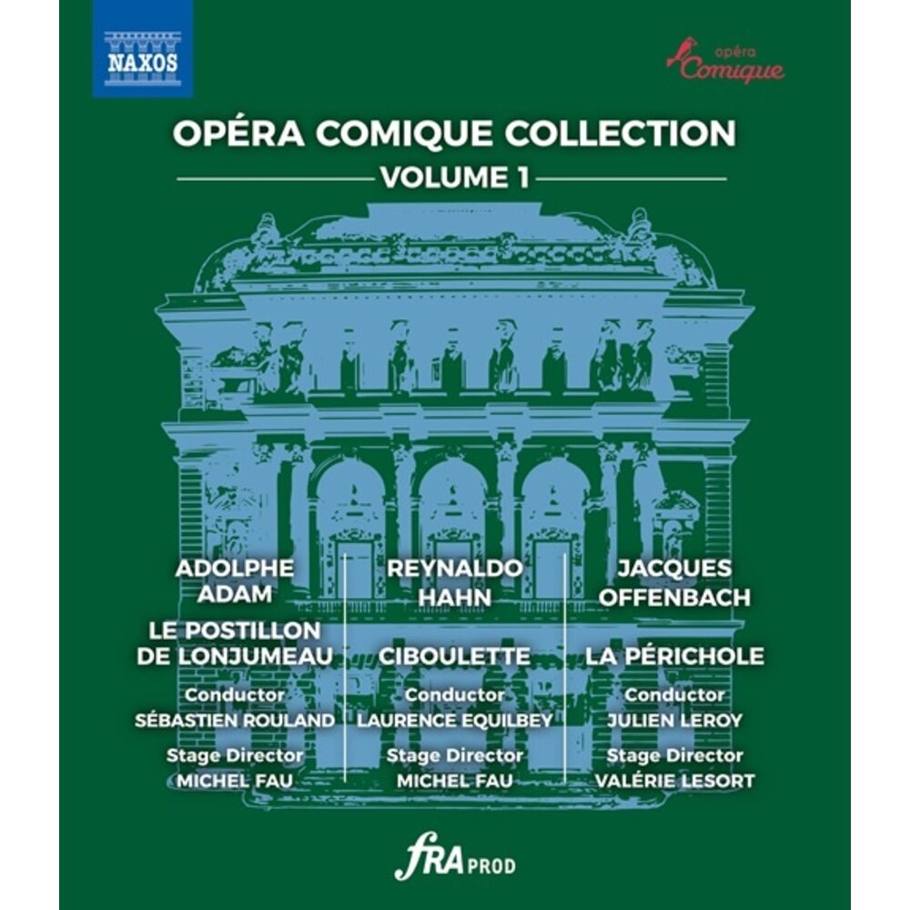 Naxos OPERA COMIQUE COLLECTION, VOL. 1 - LE POSTILLON DE LONJUMEAU, CIBOULETTE & LA PERICHOLE (BLU-RAY)