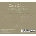 Piano Classics CUI: COMPLETE PIANO MUSIC, VOL. 1 (2CD)