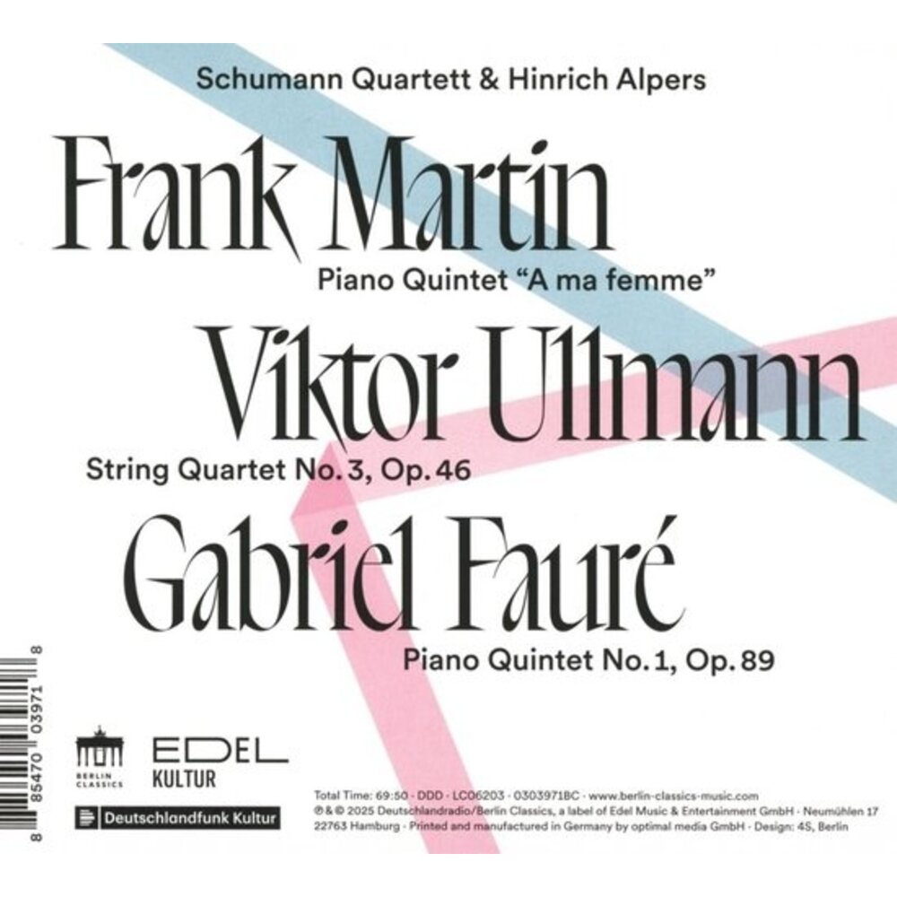 Berlin Classics FAURÉ, MARTIN, ULLMANN