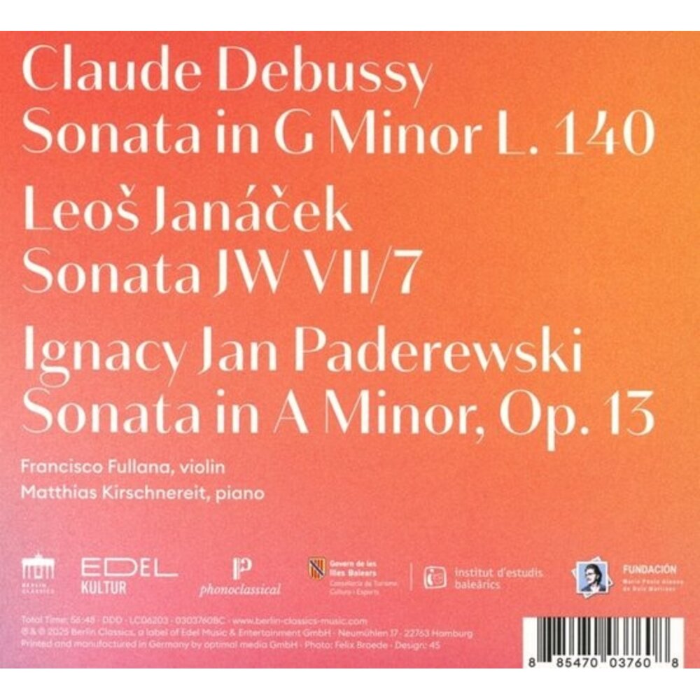 Berlin Classics FULLANA,  KIRSCHNEREIT: COSMOPOLITAN