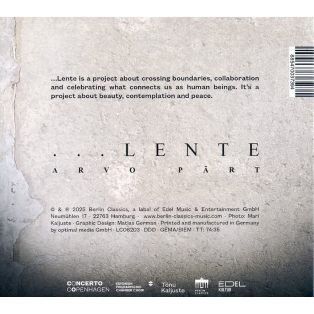 Berlin Classics LENTE