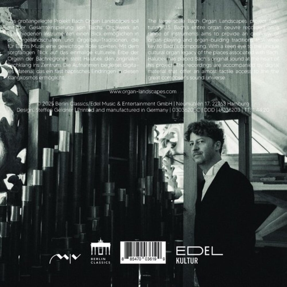 Berlin Classics HALUBEK, JÖRG; BACH: ORGAN LANDSCAPES IX