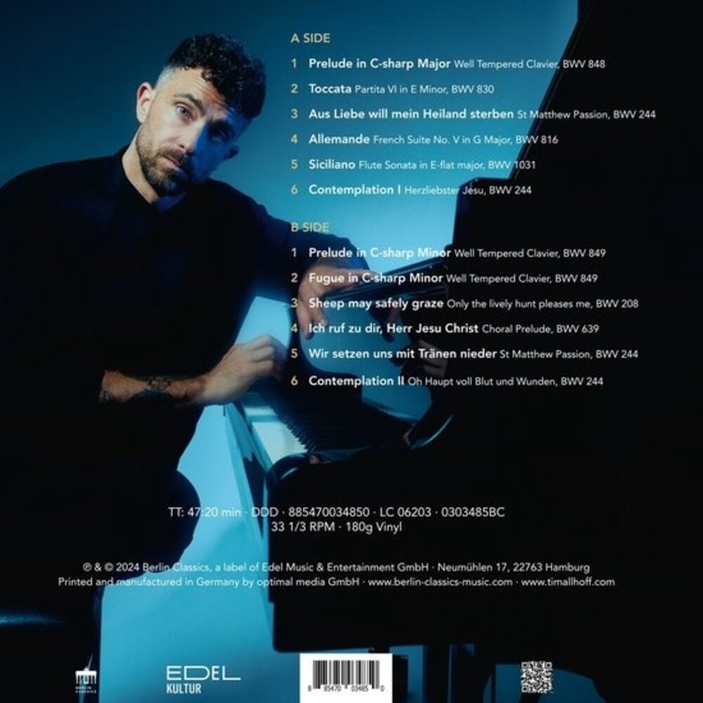 Berlin Classics ALLHOFF: BACH (LP)