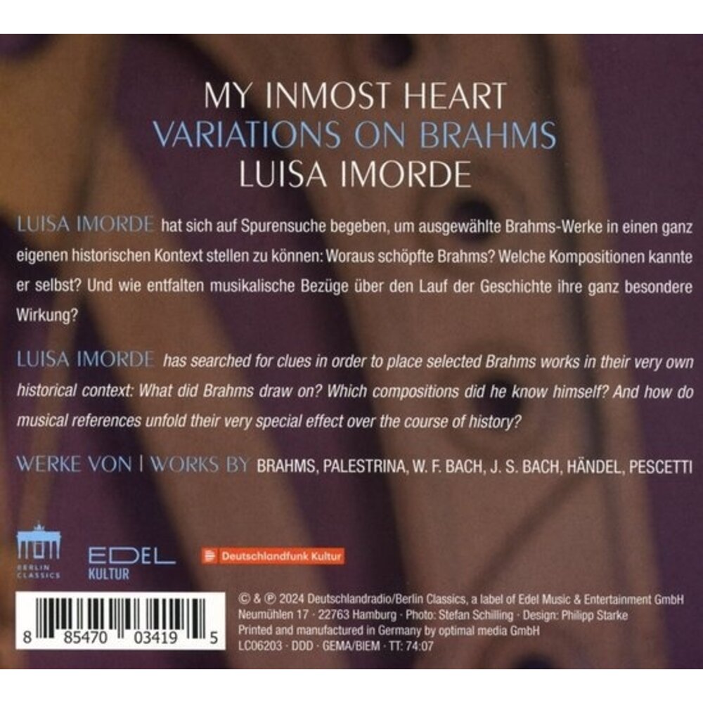 Berlin Classics BRAHMS & HANDEL