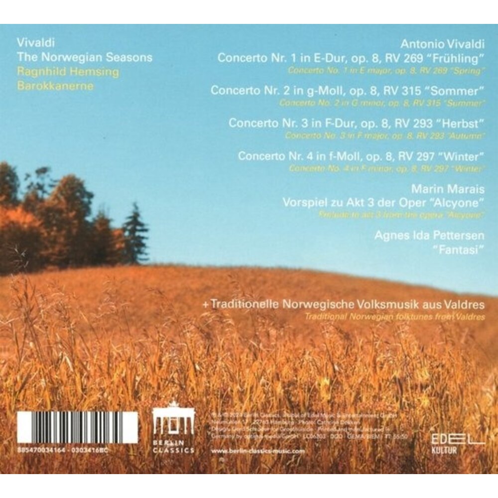 Berlin Classics VIVALDI: THE NORWEGIAN SEASONS