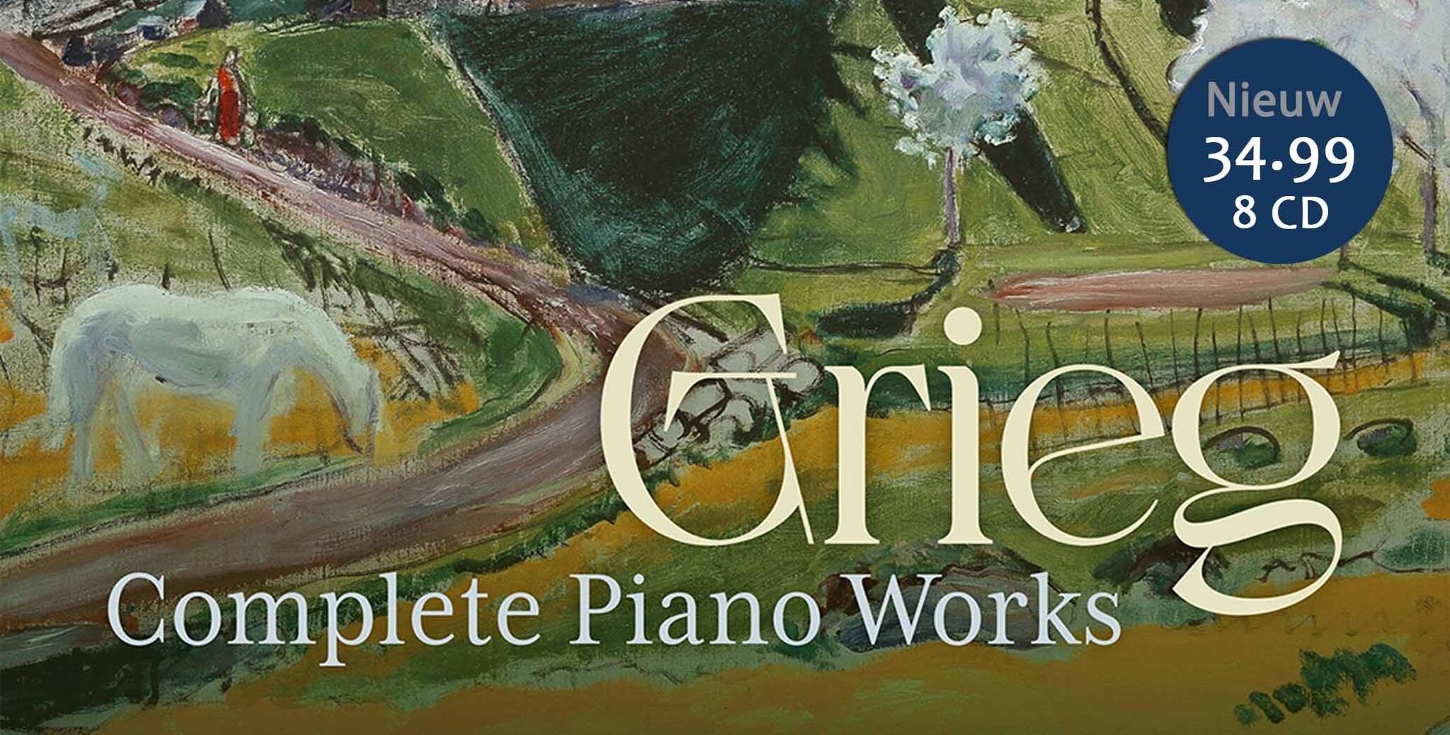 GRIEG: COMPLETE PIANO WORKS (8CD)