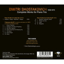 Brilliant Classics SHOSTAKOVICH: COMPLETE WORKS FOR PIANO TRIO