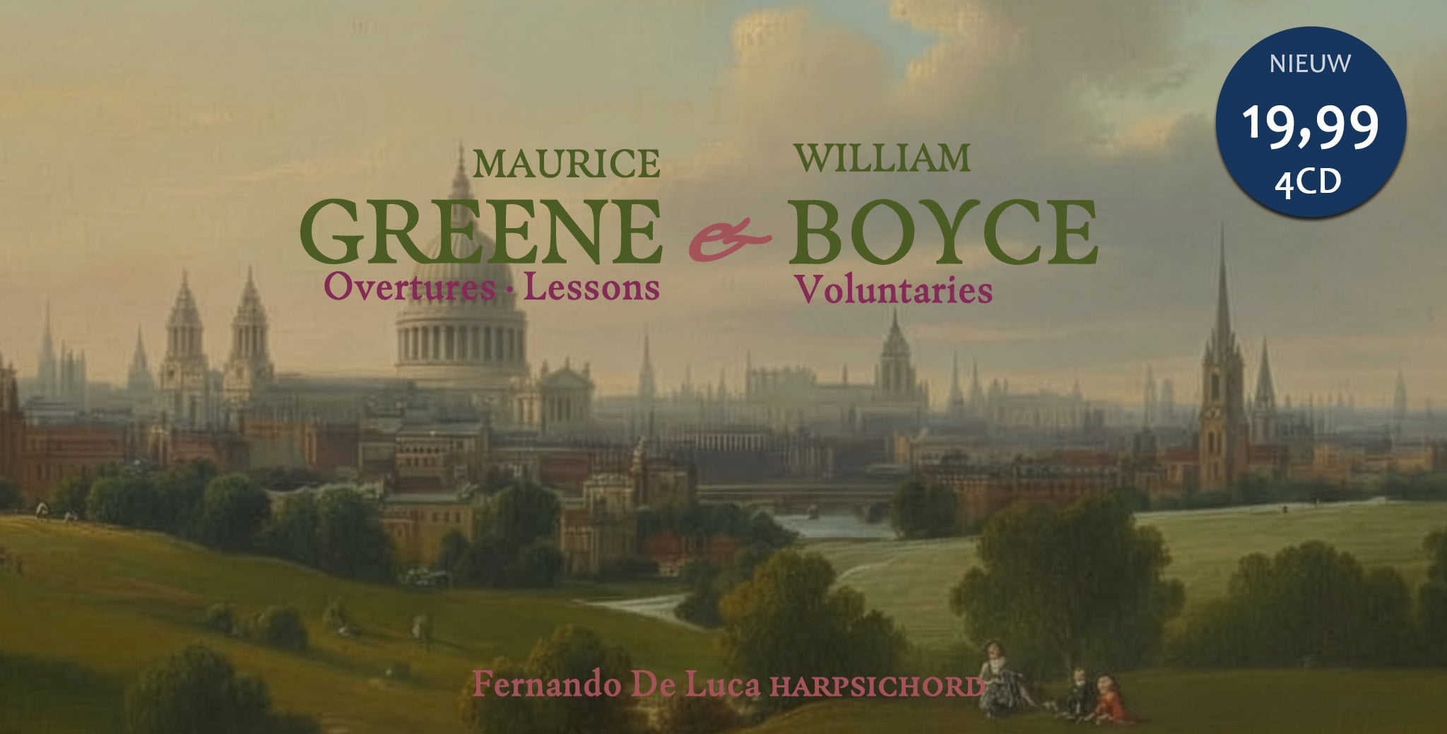 GREENE: OVERTURES & LESSONS: BOYCE: VOLUNTARIES (4CD)