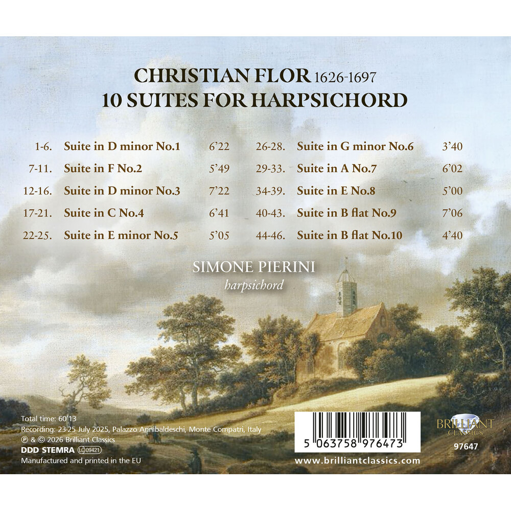 Brilliant Classics FLOR: 10 SUITES FOR HARPSICHORD