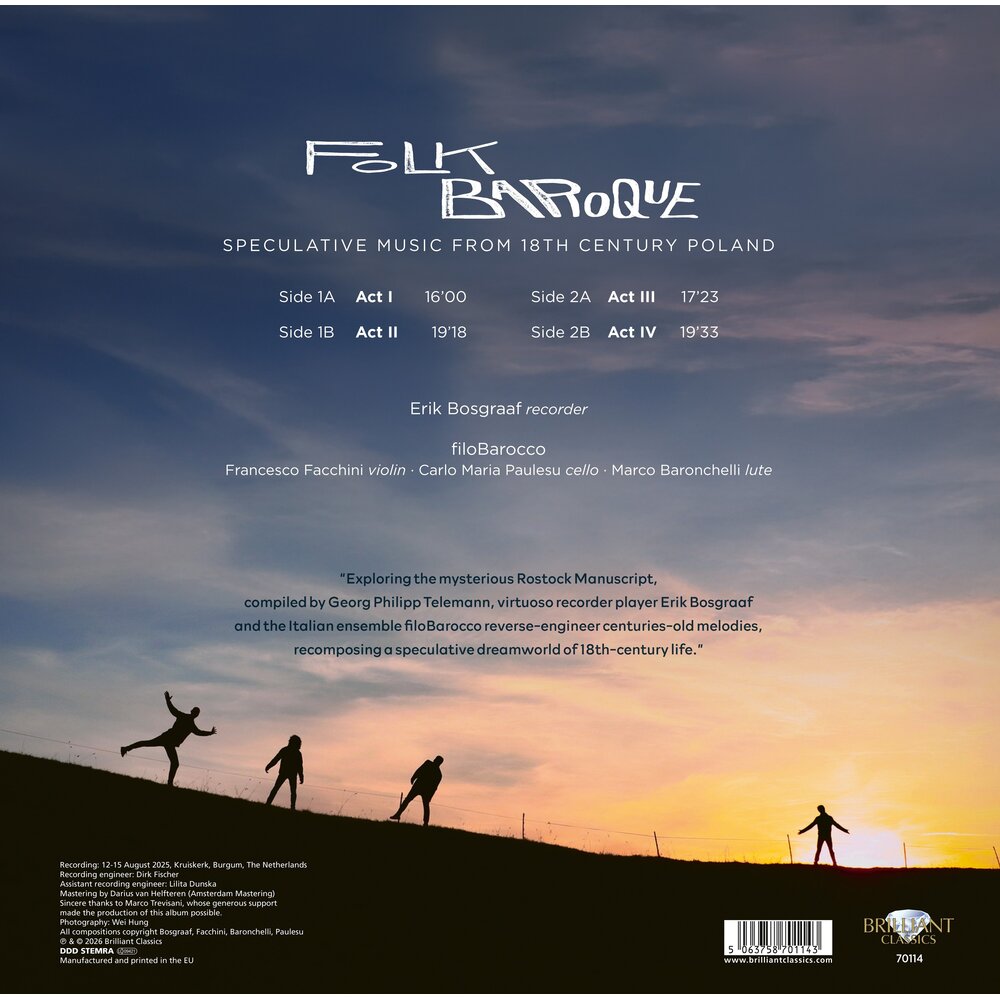 Brilliant Classics FOLK BAROQUE: SPECULATIVE MUSIC FROM 18TH CENTURY POLAND (COLOURED VINYL) (2LP)
