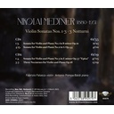 Brilliant Classics MEDTNER: VIOLIN SONATAS NOS 1-3, 3 NOTTURNI (2CD)
