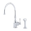 Perrin & Rowe Traditional Kitchen mixer Parthian E.4346 with rinse