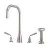 Perrin & Rowe Contemporary Kitchen mixer Titan E.4878 U-spout  with rinse