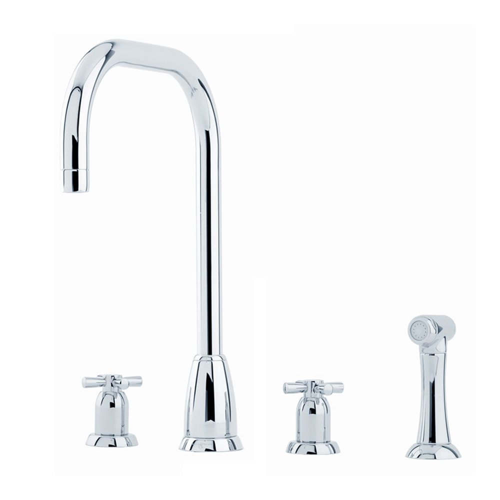 Perrin & Rowe Contemporary Kitchen mixer Callisto E.4892 U-spout  with rinse