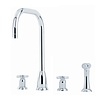 Perrin & Rowe Contemporary Kitchen mixer Callisto E.4892 U-spout  with rinse