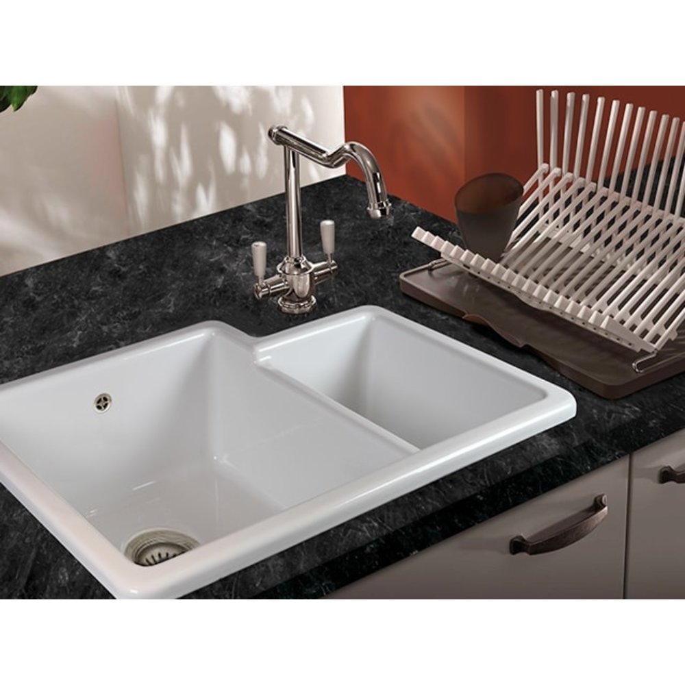 Shaws Keramik-Küchenspüle Brindle 800 SCBH760