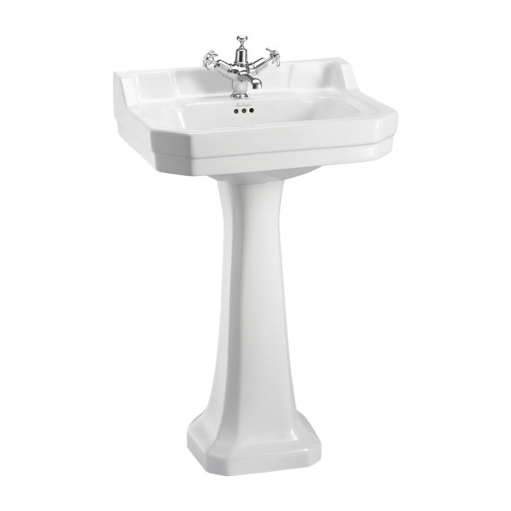 BB Edwardian Edwardian 56cm basin with pedestal