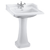 BB Edwardian Classic 65cm basin with pedestal