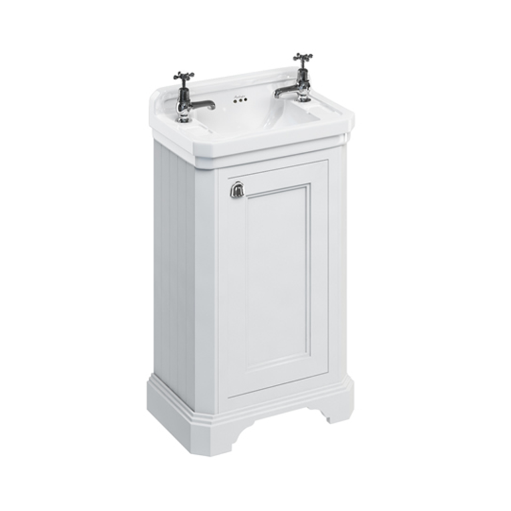 BB Edwardian Edwardian 51cm cloakroom basin unit with door