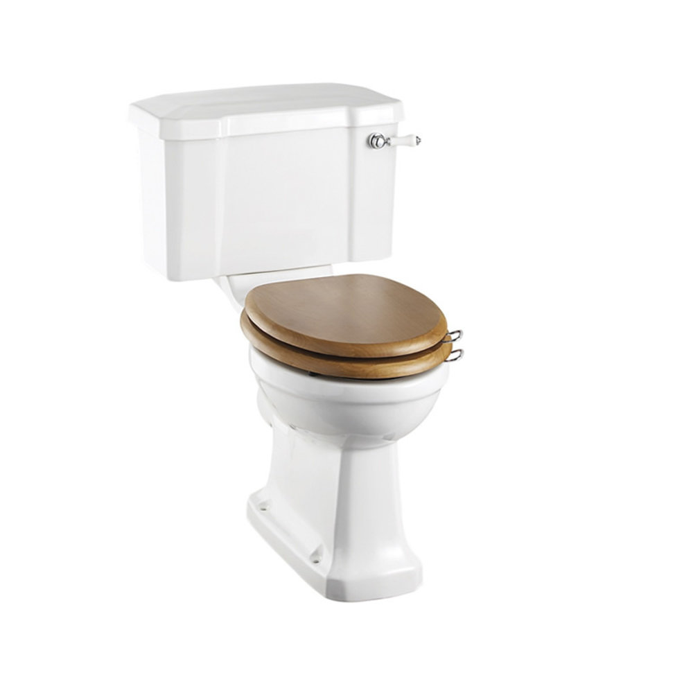 BB Edwardian Close coupled toilet with cistern - p-trap - rimless pan