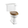 BB Edwardian Close coupled toilet with cistern - p-trap - rimless pan