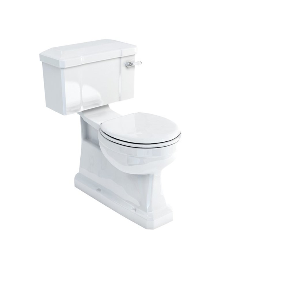 BB Edwardian Duoblok toilet met porseleinen hendel, onderuitlaat (AO)