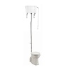 BB Edwardian High level toilet (p-trap) with porcelain cistern